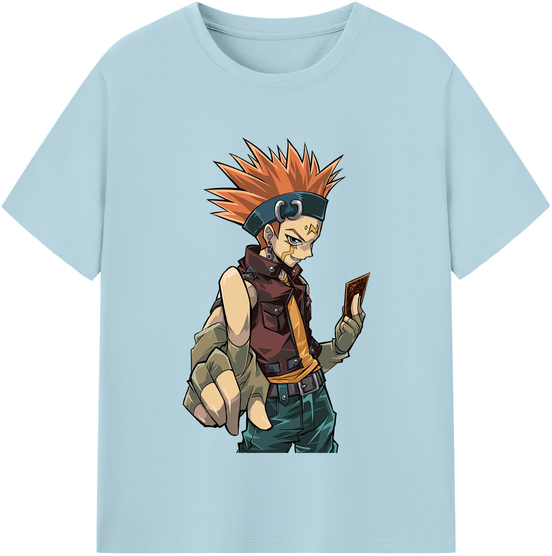 （画像用） 遊☆戯☆王 Yu-Gi-Oh! 綿100％半袖Tシャツ（フロントプリント）